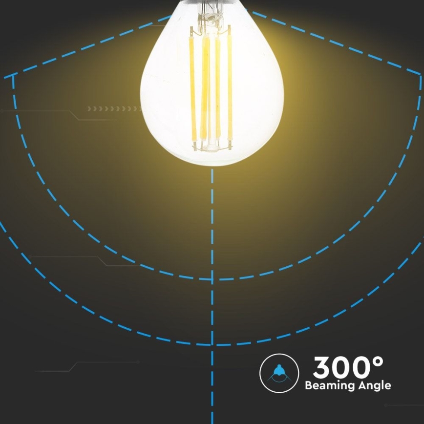 Lâmpada LED FILAMENT P45 E14/4W/230V 4000K