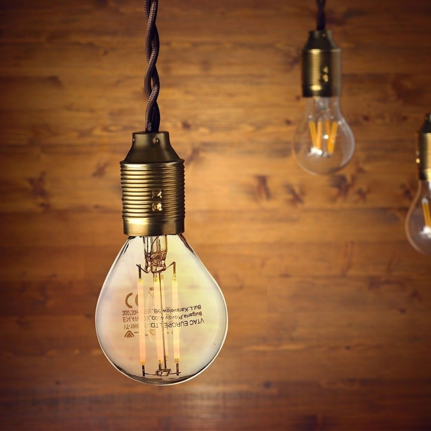 Lâmpada LED FILAMENT P45 E14/6W/230V 2700K