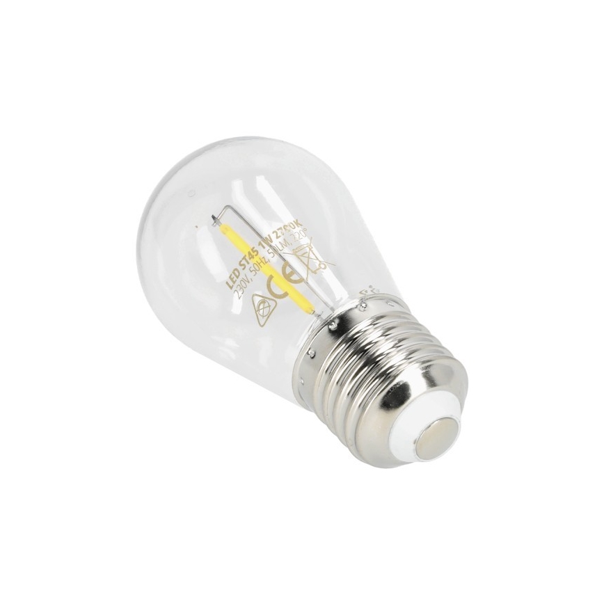 Lâmpada LED FILAMENT ST45 E27/1W/230V 2700K