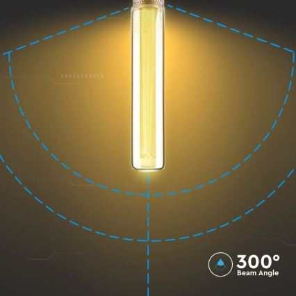 Lâmpada LED FILAMENT T30 E27/2W/230V 1800K Art Edition