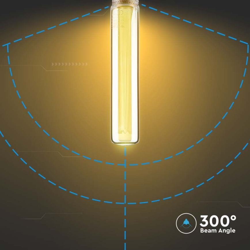 Lâmpada LED FILAMENT T30 E27/2W/230V 1800K Art Edition