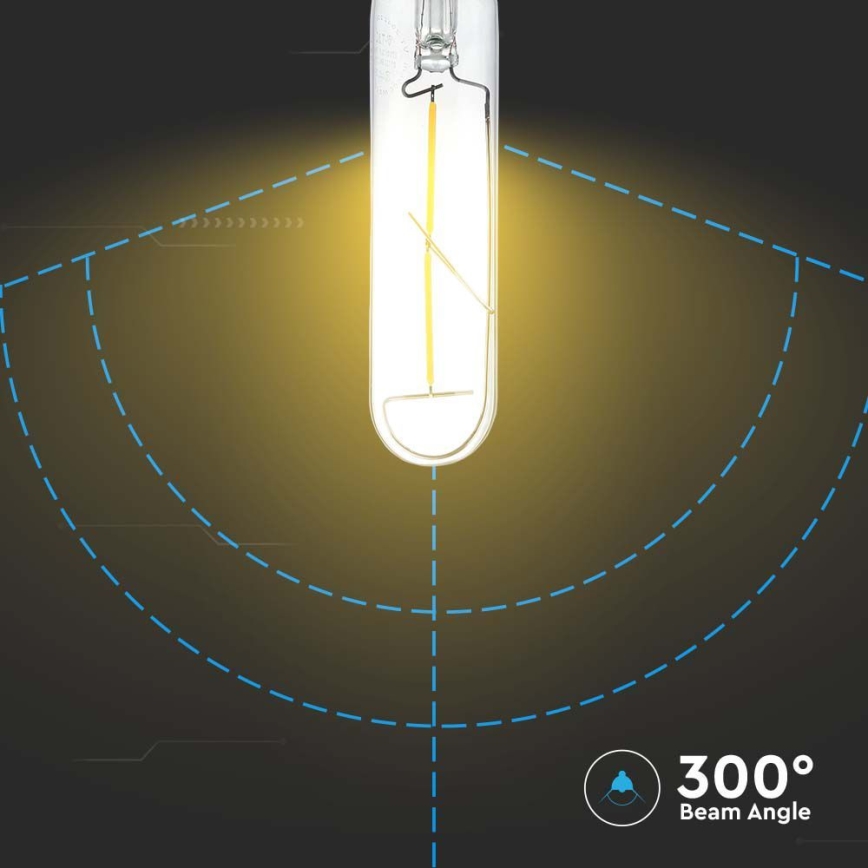 Lâmpada LED FILAMENT T30 E27/2W/230V 3000K