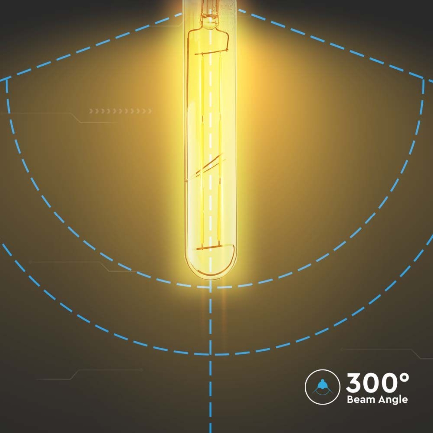 Lâmpada LED FILAMENT T30 E27/6W/230V 2200K