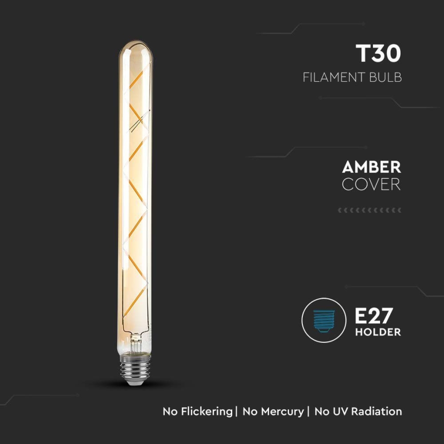 Lâmpada LED FILAMENT T30 E27/7W/230V 2200K