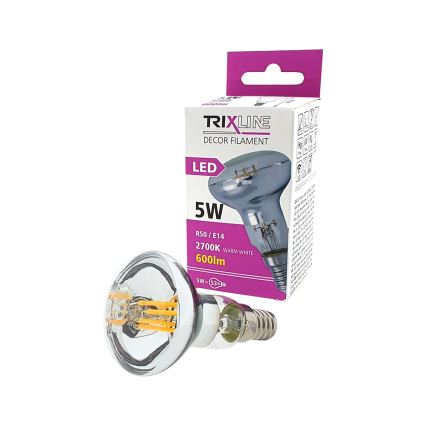 Lâmpada LED FILAMENT VINTAGE E14/5W/230V 2700K