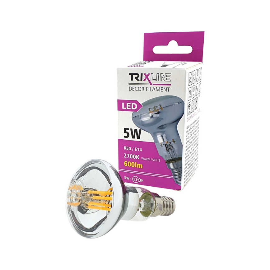 Lâmpada LED FILAMENT VINTAGE E14/5W/230V 2700K