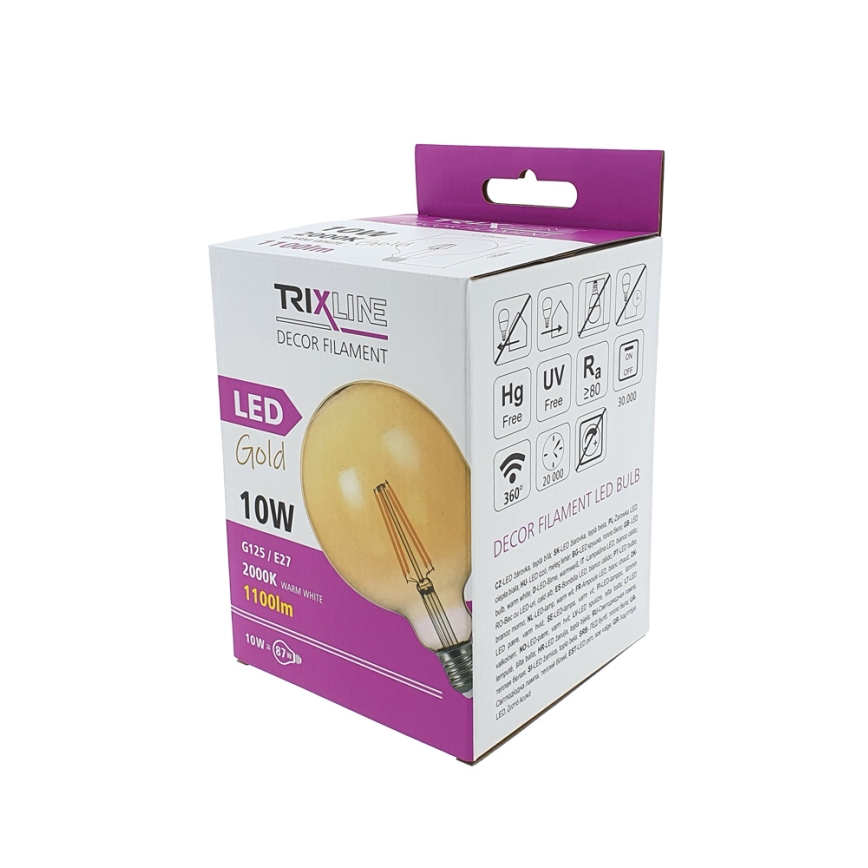 Lâmpada LED FILAMENT VINTAGE E27/10W/230V 2000K