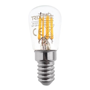 Lâmpada LED FILAMENT VINTAGE ST25 E14/3W/230V 2700K