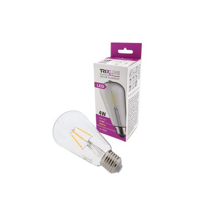 Lâmpada LED FILAMENT VINTAGE ST64 E27/4W/230V 2700K