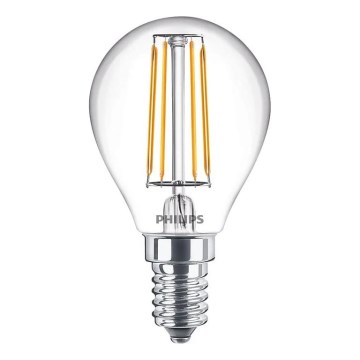 Lâmpada LED Filamento Philips E14/4,3W/230V 4000K