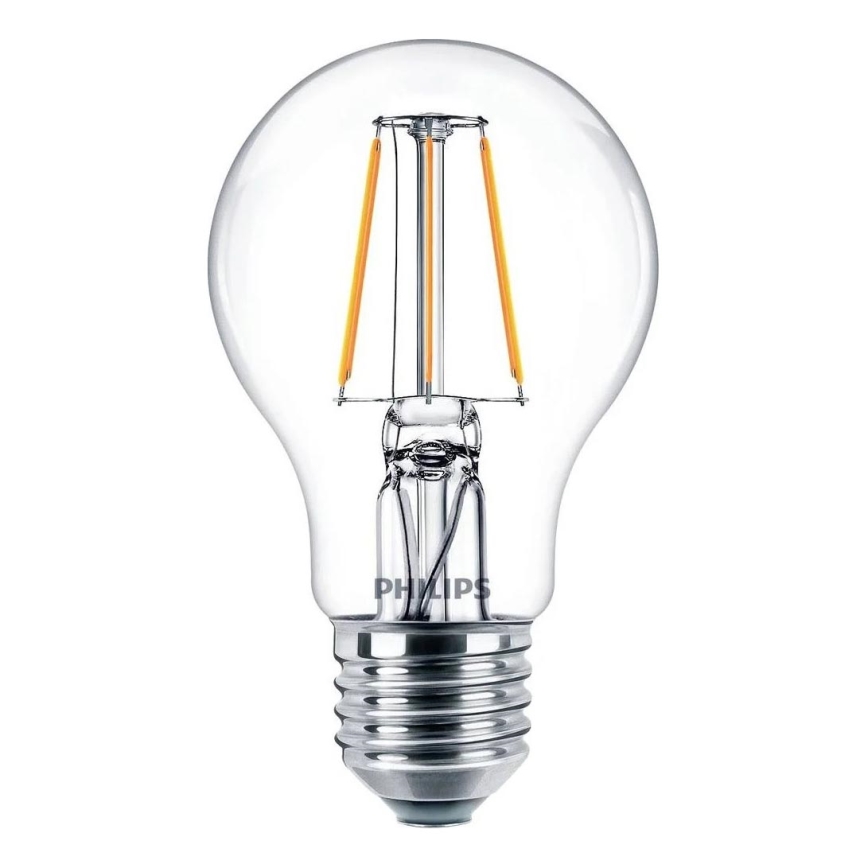Lâmpada LED Filamento Philips E27/4,3W/230V 4000K