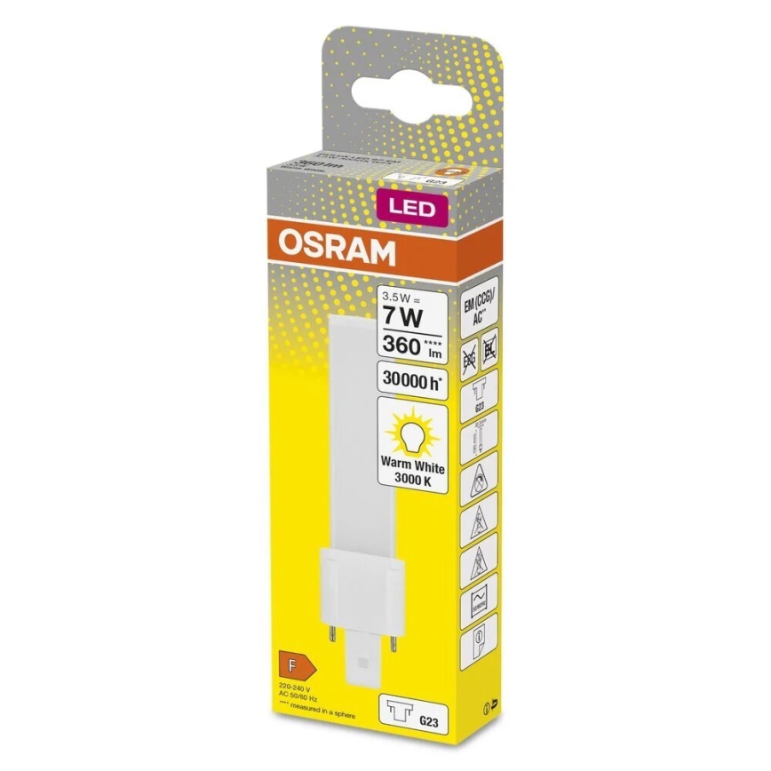 Lâmpada LED G23/3,5W/230V 3000K - Osram