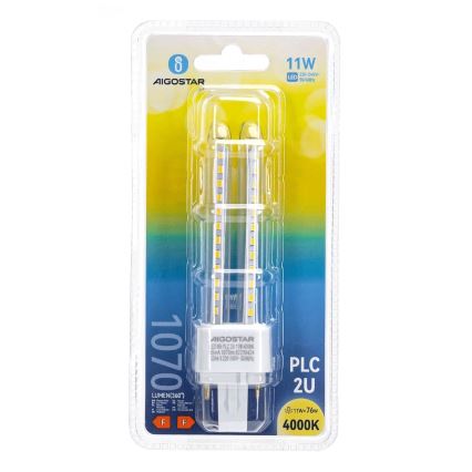 Lâmpada LED G24D-3/11W/230V 4000K - Aigostar