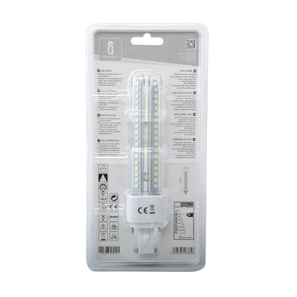 Lâmpada LED G24D-3/12W/230V 6500K - Aigostar
