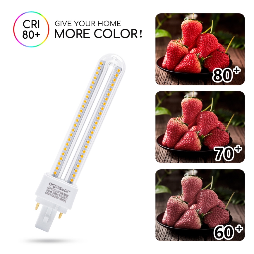 Lâmpada LED G24D-3/15W/230V 3000K - Aigostar