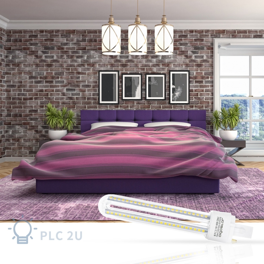 Lâmpada LED G24D-3/15W/230V 6500K - Aigostar