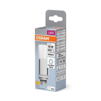 Lâmpada LED G24d/7,5W/230V 4000K - Osram