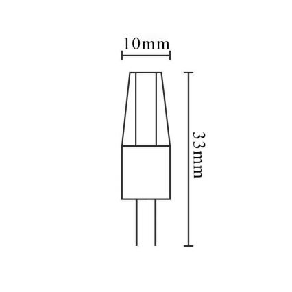 Lâmpada LED G4/1,5W/12V 4000K