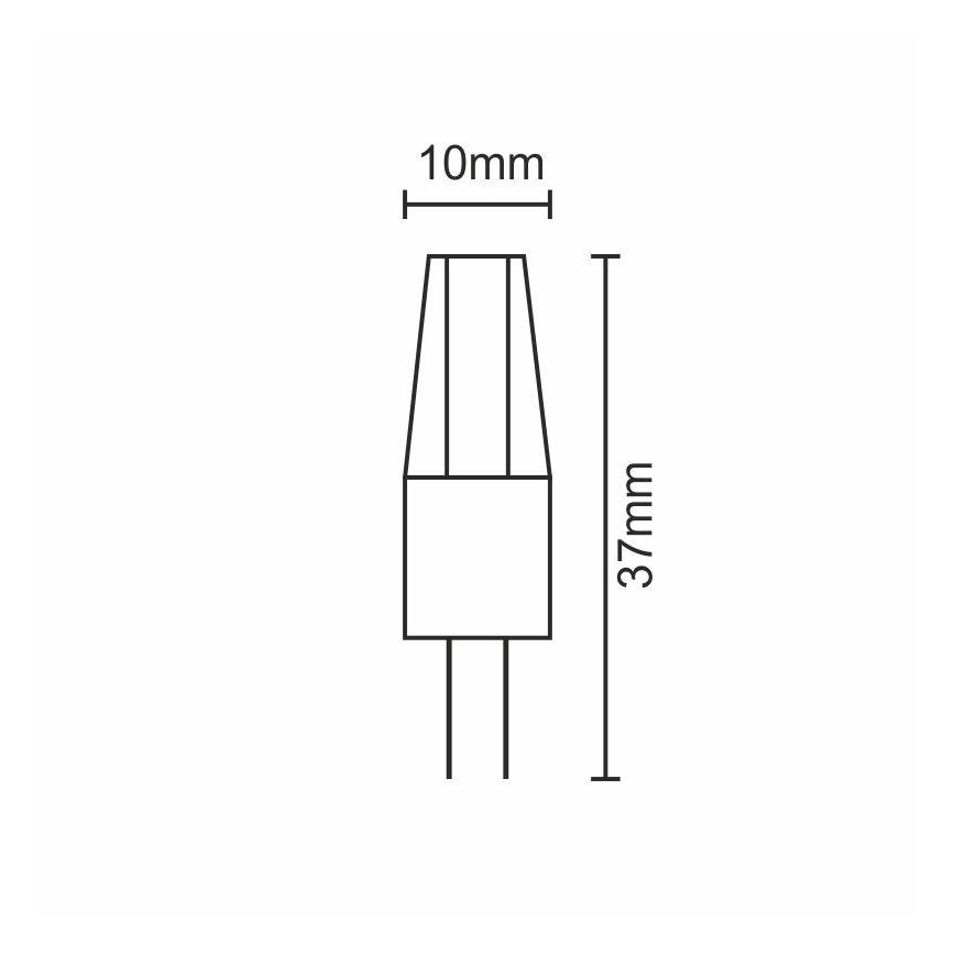 Lâmpada LED G4/2W/12V 2800K