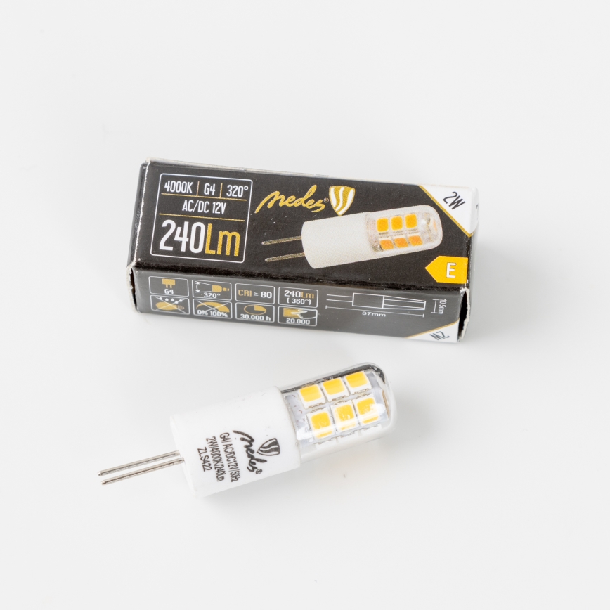 Lâmpada LED G4/2W/12V 4000K