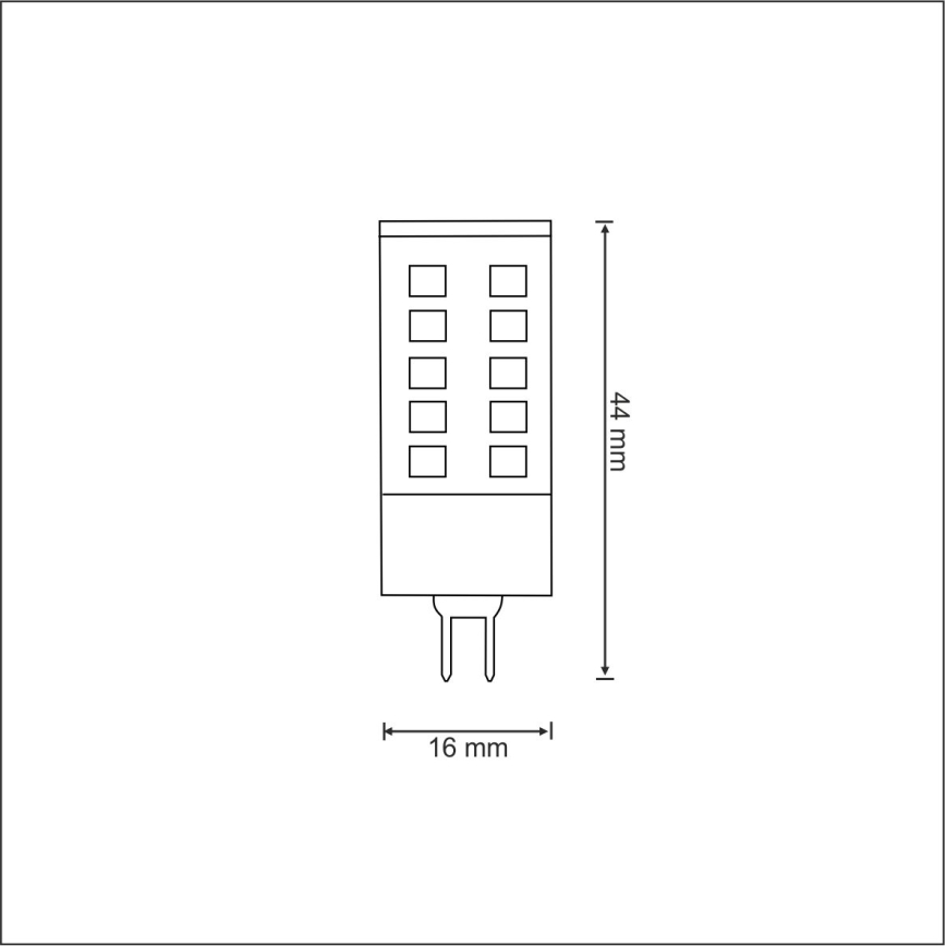 Lâmpada LED G4/3W/12V 3000K