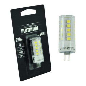 Lâmpada LED G4/3W/12V 6500K
