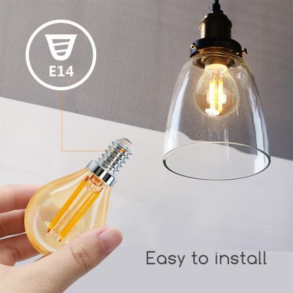 Lâmpada LED G45 E14/4W/230V 2200K - Aigostar