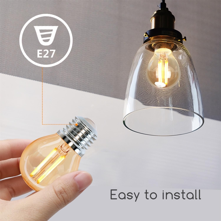 Lampada LED G45 E27/4W/230V 2200K - Aigostar