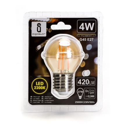 Lampada LED G45 E27/4W/230V 2200K - Aigostar