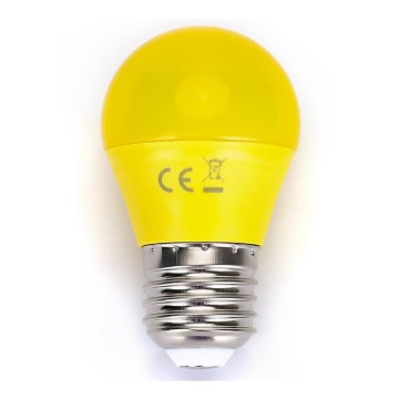 Lâmpada LED G45 E27/4W/230V amarela - Aigostar
