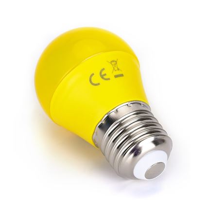 Lâmpada LED G45 E27/4W/230V amarela - Aigostar