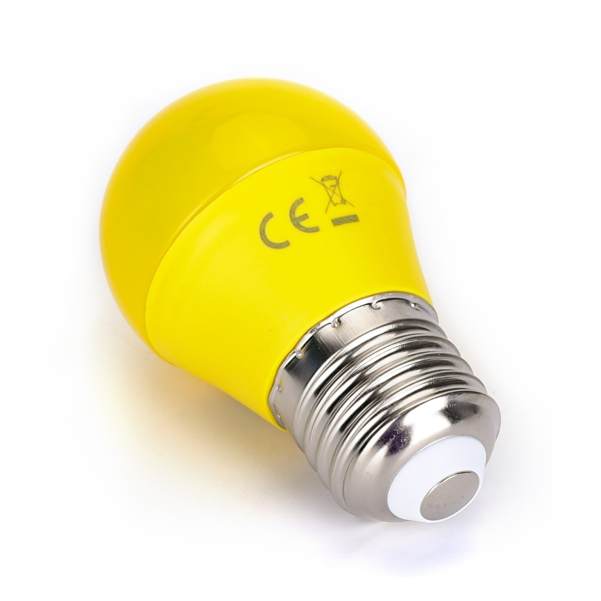 Lâmpada LED G45 E27/4W/230V amarela - Aigostar