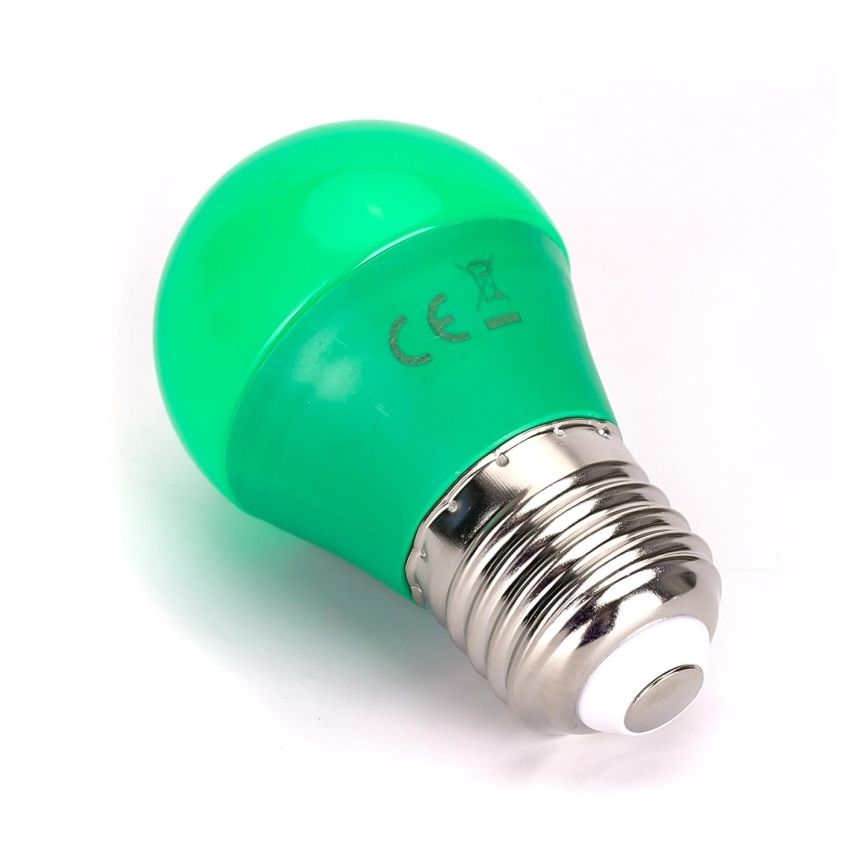 Lâmpada LED G45 E27/4W/230V verde - Aigostar