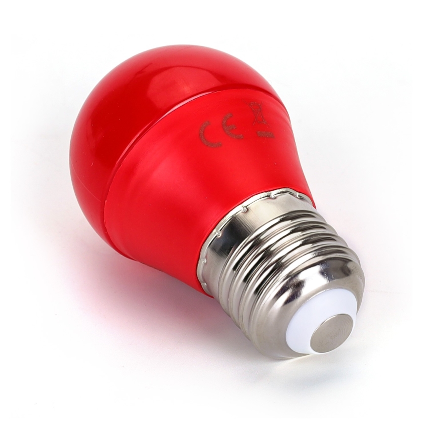 Lâmpada LED G45 E27/4W/230V vermelha - Aigostar