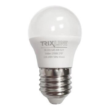 Lâmpada LED G45 E27/6W/230V 2700K