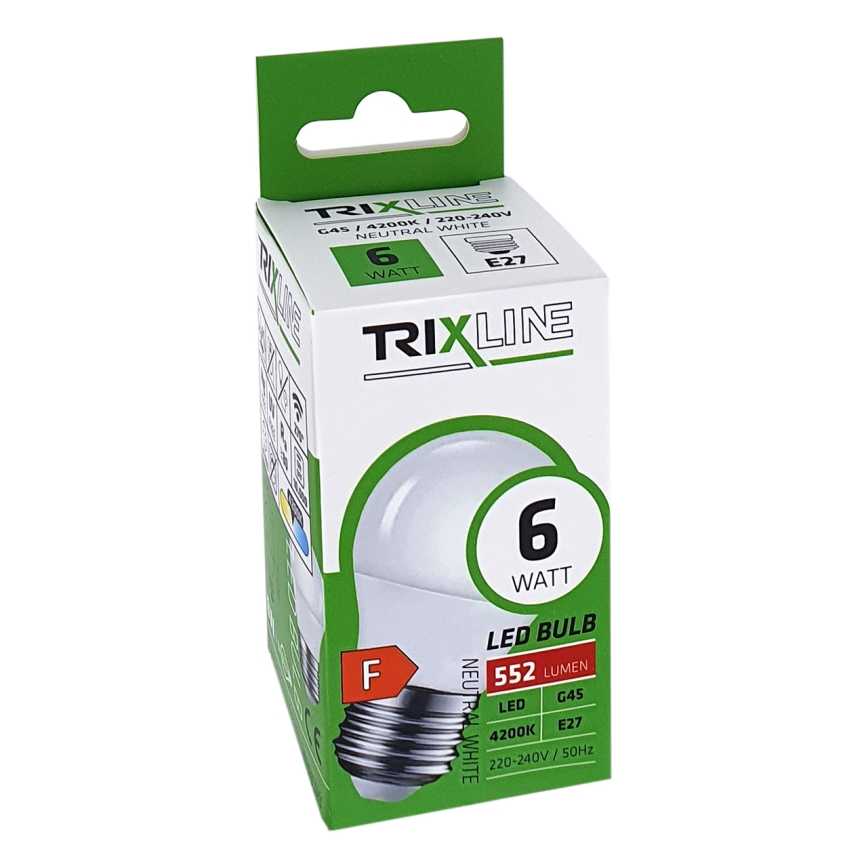 Lâmpada LED G45 E27/6W/230V 4200K