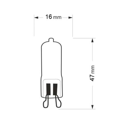 Lâmpada LED G9/2,5W/230V 3000K