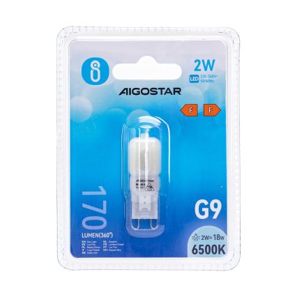 Lâmpada LED G9/2W/230V 6500K - Aigostar
