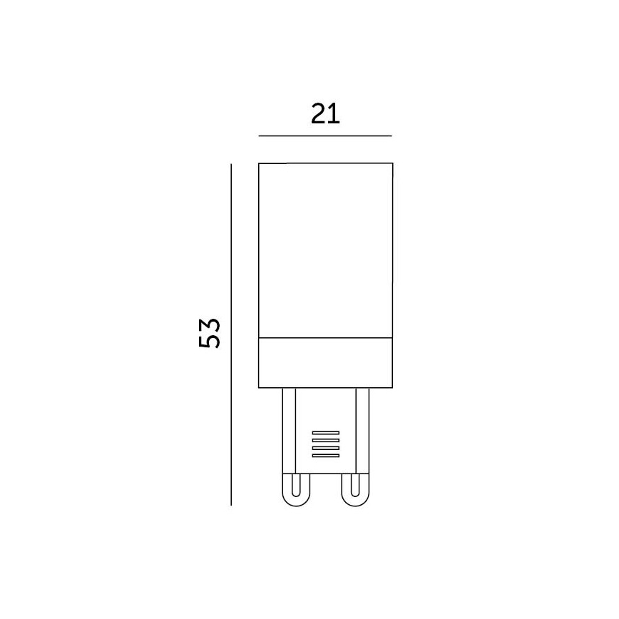 Lâmpada LED G9/3W/230V 3000K 100°
