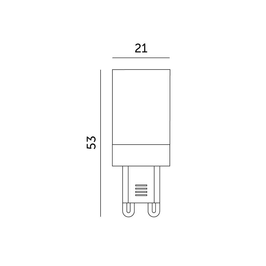 Lâmpada LED G9/3W/230V 4000K 100°