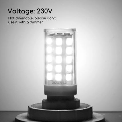 Lâmpada LED G9/3W/230V 6500K - Aigostar