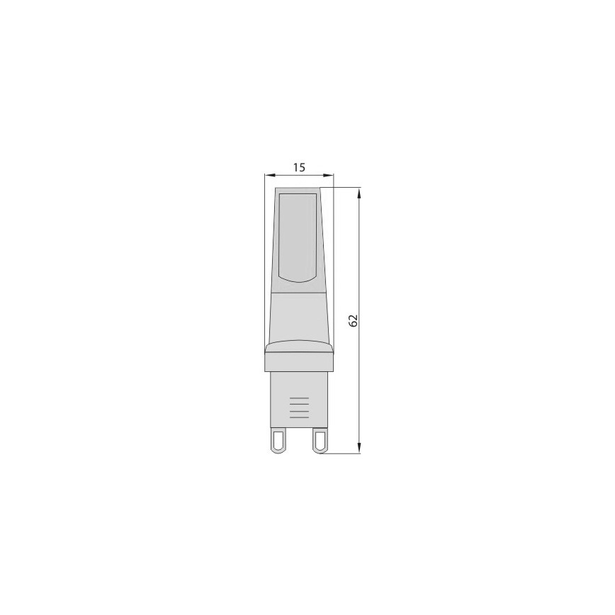 Lâmpada LED G9/4W/230V 3000K