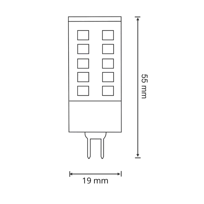 Lâmpada LED G9/4W/230V 3000K