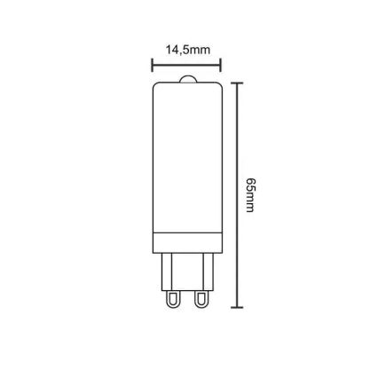 Lâmpada LED G9/4W/230V 4000K