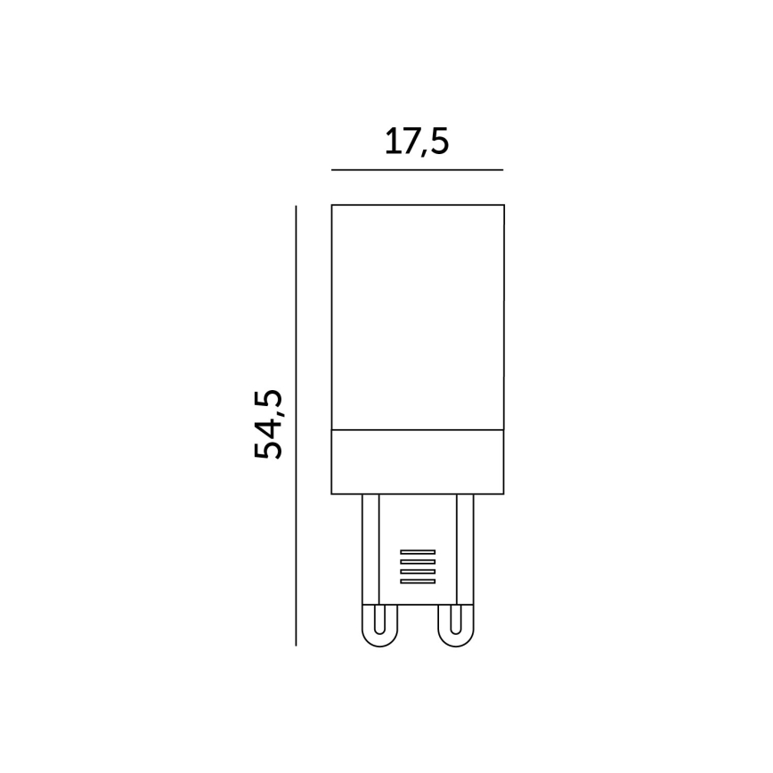 Lâmpada LED G9/4W/230V 6000K