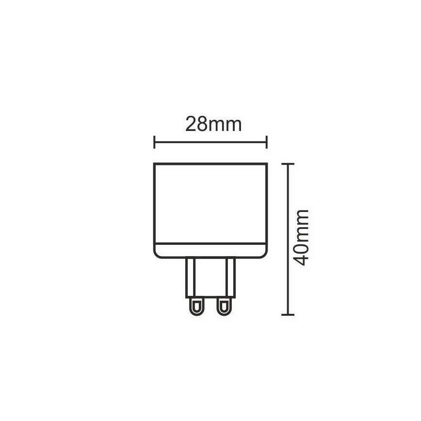 Lâmpada LED G9/5W/230V 4000K