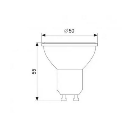 Lâmpada LED GU10/1,5W/230V 4000K