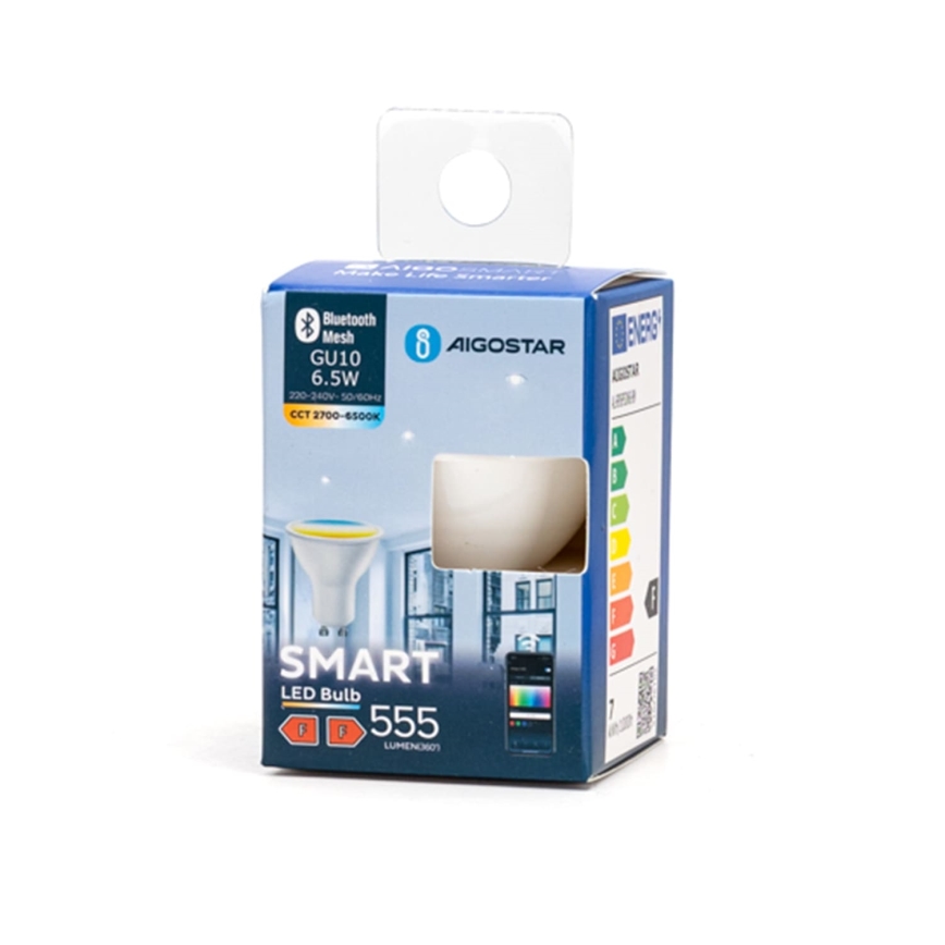 Lâmpada LED com regulação GU10/6,5W/230V 2700-6500K - Aigostar