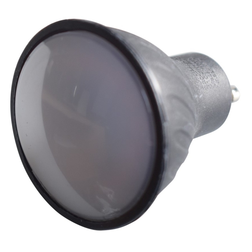 Lâmpada LED GU10/6W/230V 3000K preto