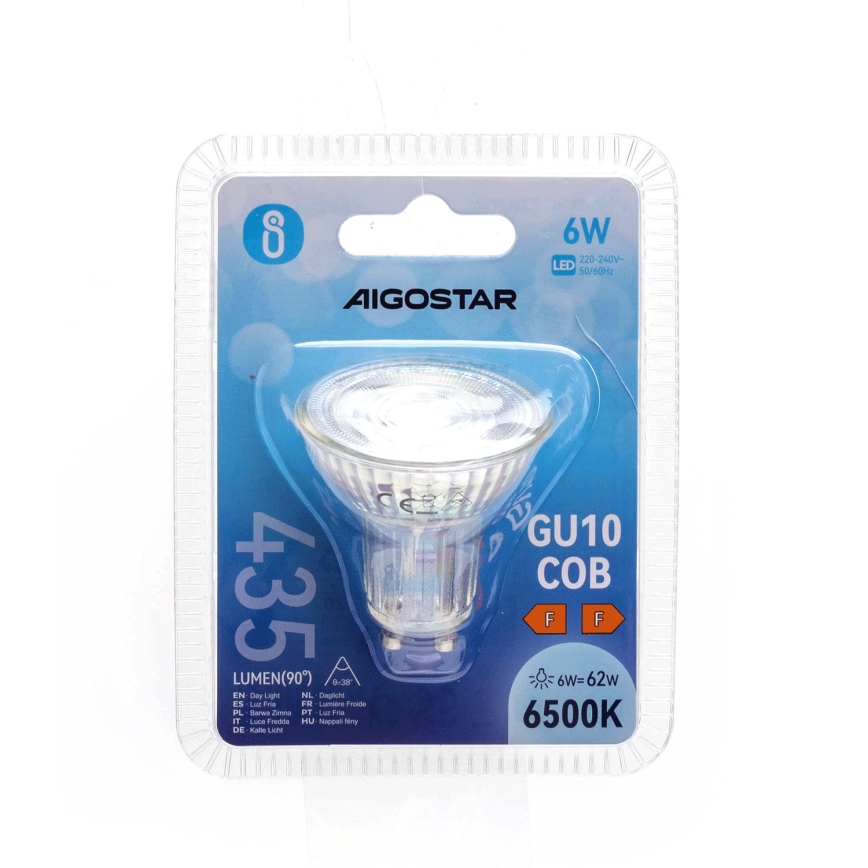 Lâmpada LED GU10/6W/230V 6500K - Aigostar